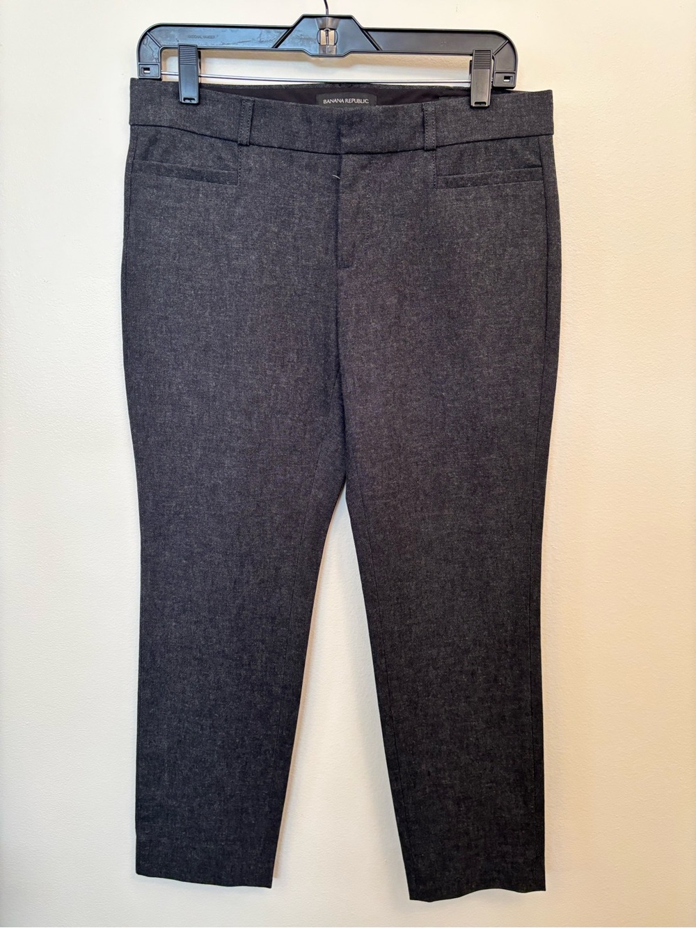 Banana Republic Charcoal Gray Slim Ankle Pants